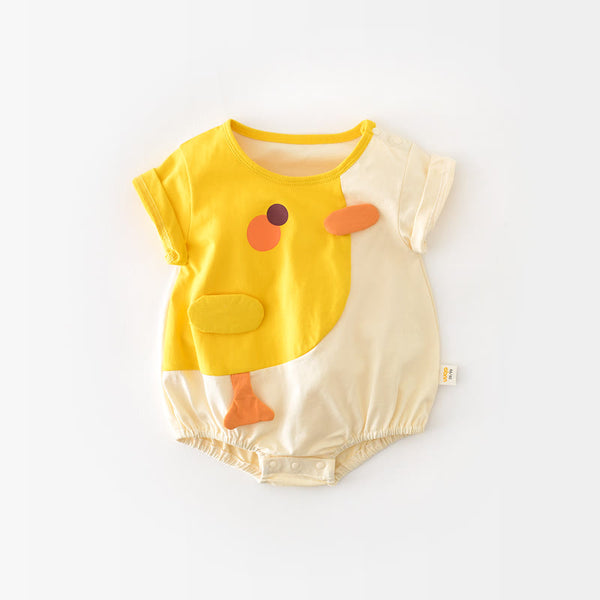 Baby Yellow Lovely Duck Bodysuit