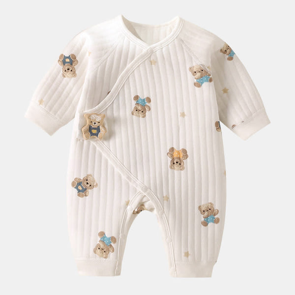 Baby Star Bear Kimono Romper