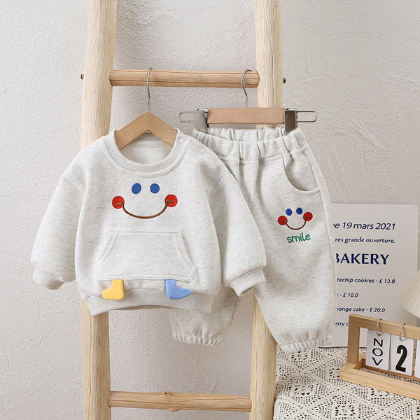 SMILE Baby 2-Piece Lovely Sweatsuit Set