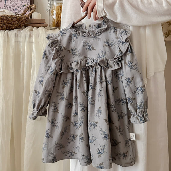 Toddler Retro Flower Stringy Selvedge Dress