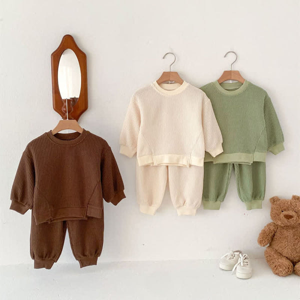 Baby Mira Baby 2-Piece Solid Knitted Set