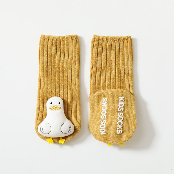 Baby 3D Animal Ribbed Floor Socks