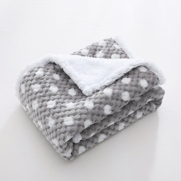 Baby Mira Polka Dot Cozy Blanket