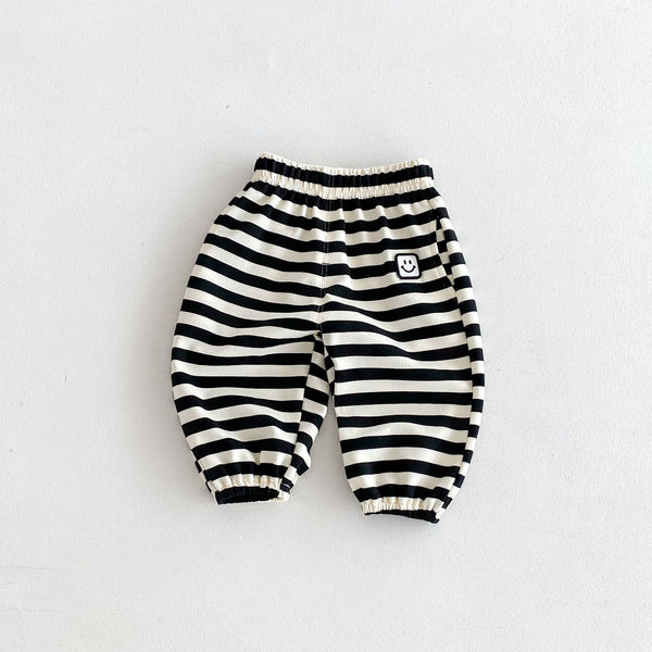 Baby Smile Striped Loose Casual Pants