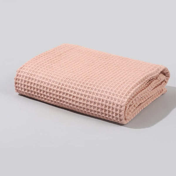 Baby Mira Waffle Solid Color Soft Blanket