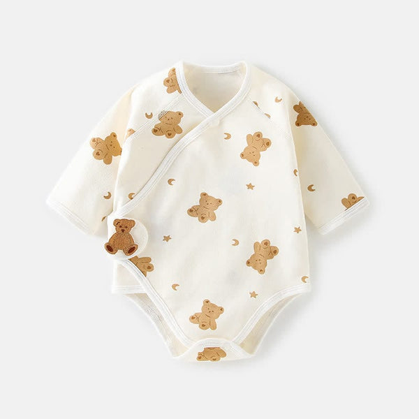 Baby Moon Star Bear Kimono Bodysuit