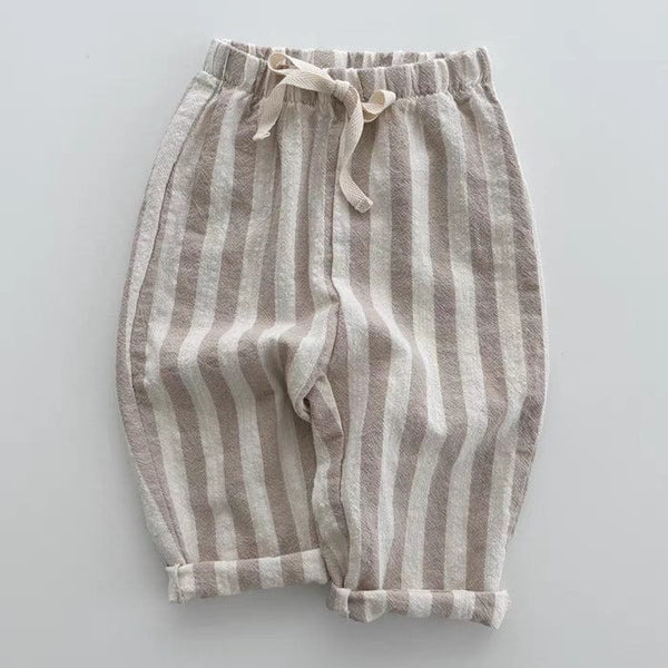 Baby Mira Kids Striped Drawstring Pants