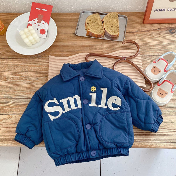 SMILE Baby Toddler Polo Quilted Coat