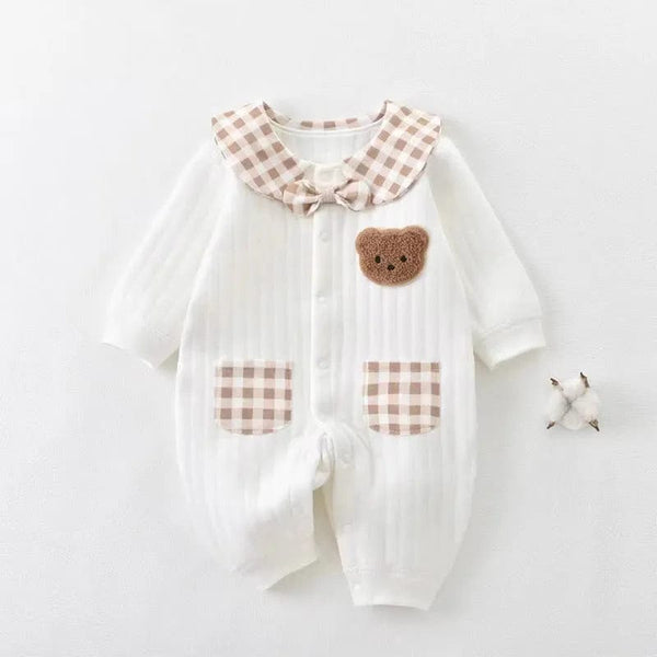 Baby Newborn Bear Cotton Romper