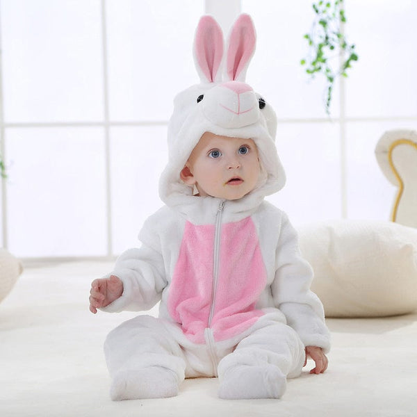 Baby Mira SnuggleBunny™ Flannel Romper