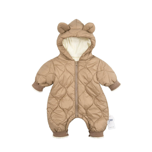 Baby Mira™ Winter Hooded Baby Romper