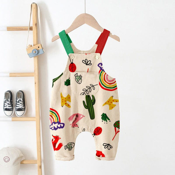 Baby Mira Multicolor Animal Print Baby Clothes