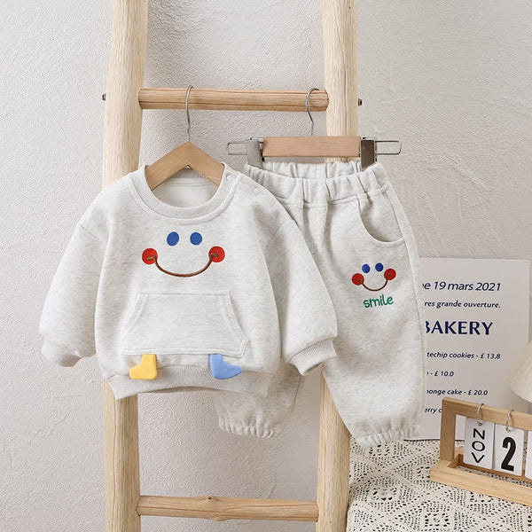 SMILE Baby 2-Piece Lovely Sweatsuit Set